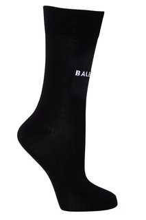 Черные трикотажные носки с логотипом Balenciaga
