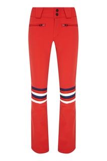 Красные брюки с контрастными вставками Perfect Moment
