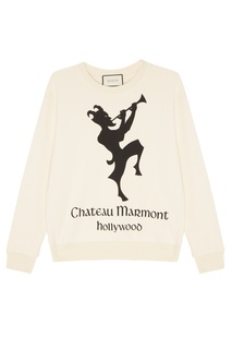 Свитшот с принтом “Chateau Marmont” Gucci