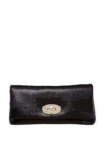 Черная сумка с пайетками Crystal Miu Miu