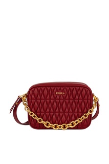 Гранатово-красная сумка Cometa Furla