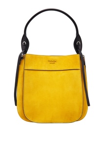 Желтая сумка Prada