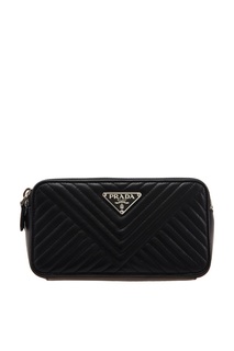Стеганая кожаная сумка Prada