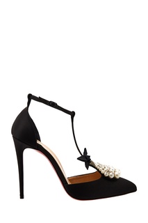 Черные туфли Goyetta 100 Christian Louboutin