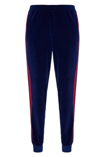 Синие джоггеры с лампасами Gucci Man