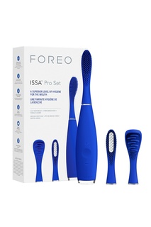 Набор звуковая зубная щетка ISSA Pro Set Cobalt Blue Foreo