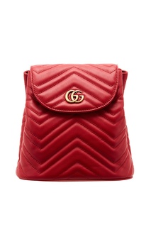 Красный рюкзак GG Marmont Gucci