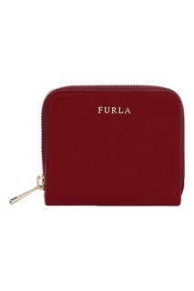 Красный кошелек на молнии Babylon Furla