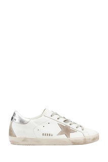 Кроссовки из кожи и замши SuperStar Golden Goose Deluxe Brand