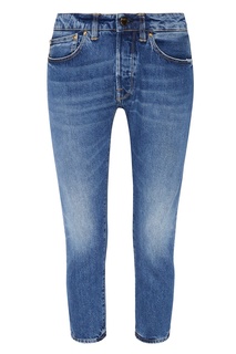 Укороченные синие джинсы Golden Goose Deluxe Brand