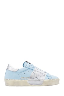 Голубые кроссовки Hi Star Golden Goose Deluxe Brand