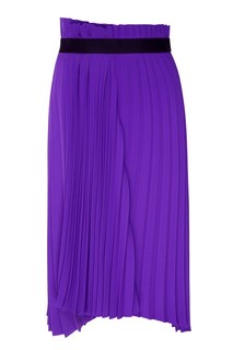 Фиолетовая плиссированная юбка миди Balenciaga