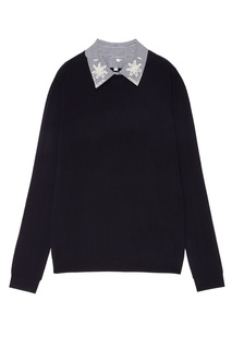 Джемпер с контрастным воротником Miracle Claudie Pierlot