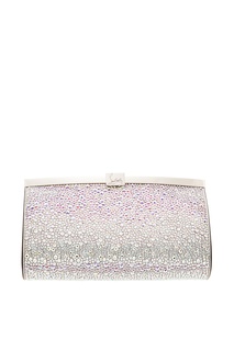 Клатч со стразами Palmette Christian Louboutin