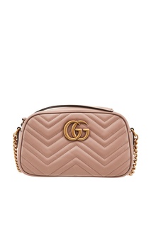 Компактная стеганая сумка GG Marmont Gucci