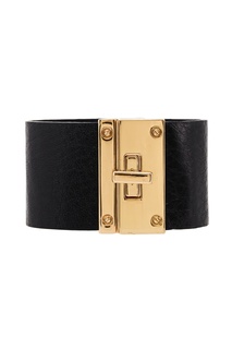 Кожаный браслет с золотистым замком Tannum