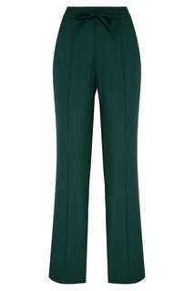 Зеленые брюки с поясом на резинке P.A.R.O.S.H.
