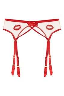 Пояс Lotie телесный с красным Agent Provocateur