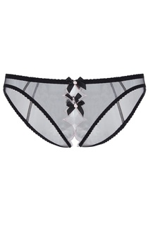 Французские трусики Lorna черные с розовым Agent Provocateur