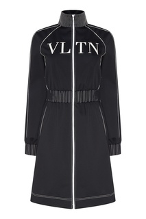 Черное с белым платье VLTN Valentino