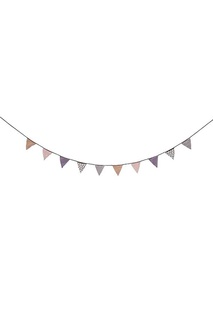 Сиреневая гирлянда из ткани Bloomingville