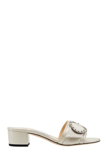 Серебристые пантолеты Granger 35 Jimmy Choo