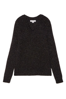 Черный пуловер с люрексом Fashion.Love.Story.