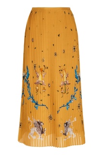 Плиссированная юбка с рисунком Alena Akhmadullina