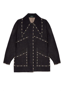 Джинсовая куртка с отделкой Alena Akhmadullina