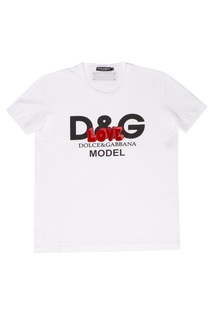 Футболка с логотипом Dolce & Gabbana