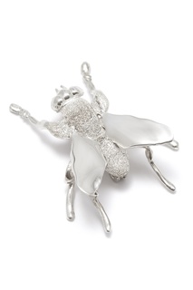 Серебряная брошь-насекомое Dzhanelli Jewellery