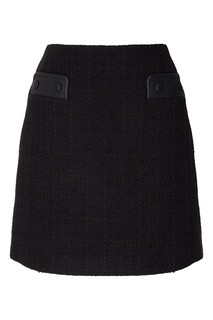 Черная мини-юбка в клетку Claudie Pierlot