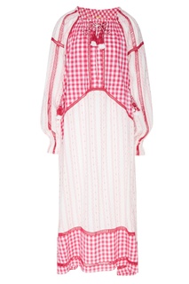 Комбинированное платье в фольклорном стиле Dodo Bar Or