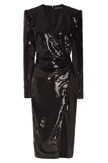 Асимметричное платье с пайетками David Koma