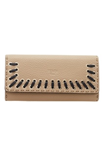 Кожаный кошелек с плетением Fendi
