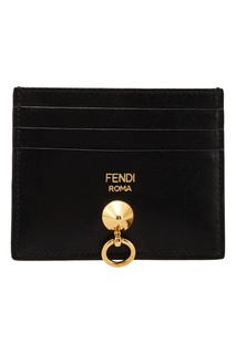 Черный футляр для карт Fendi
