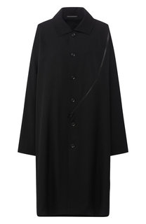 Пальто из шерсти Yohji Yamamoto