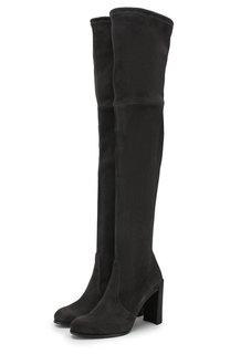 Замшевые ботфорты Hiline Stuart Weitzman