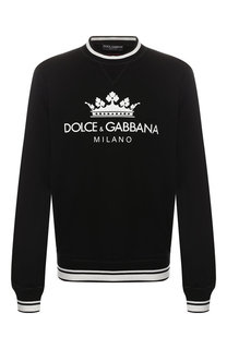Хлопковый свитшот Dolce & Gabbana