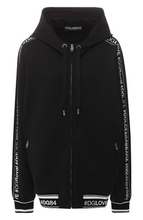 Хлопковый кардиган с капюшоном Dolce & Gabbana