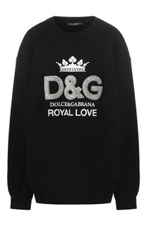 Хлопковый пуловер Dolce & Gabbana