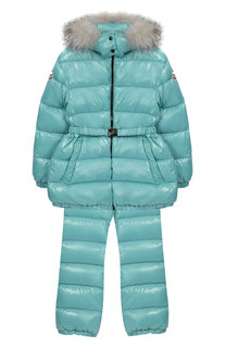 Комплект из пухового комбинезона и куртки Moncler Enfant