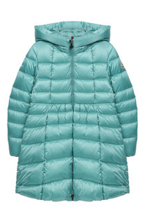 Пуховое пальто с капюшоном Moncler Enfant