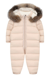 Пуховый комбинезон Moncler Enfant