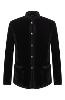 Пиджак из смеси вискозы и хлопка Saint Laurent