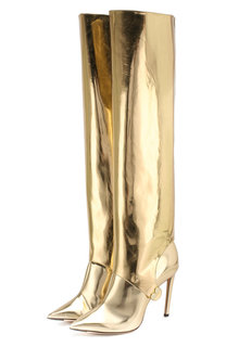Сапоги Hurley 100 из металлизированной кожи Jimmy Choo