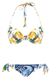 Раздельный купальник с принтом Dolce & Gabbana