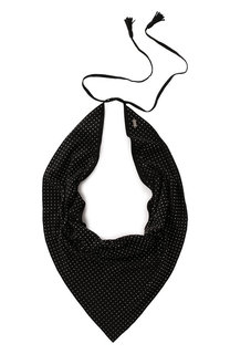 Замшевый шарф на завязках Saint Laurent