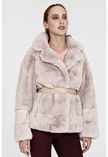 Короткая шуба из меха кролика Virtuale Fur Collection