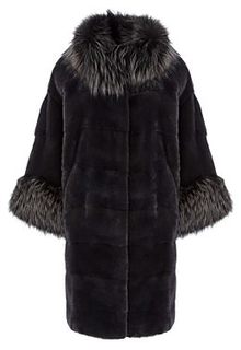 Шуба из аукционного меха норки KOPENHAGEN FUR Emfasi Pelle